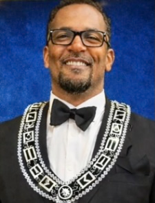 Anthony Arriagada, Worshipful Master of Shem Lodge No. 8